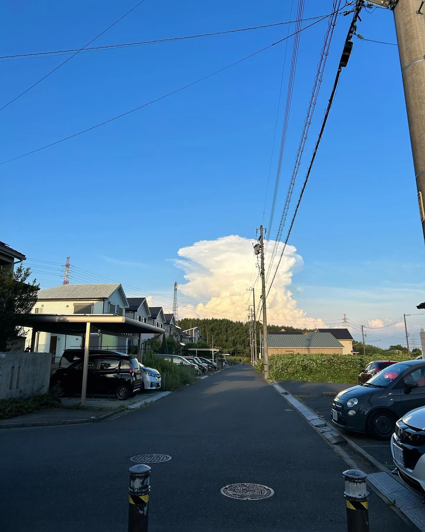 雲が綺麗だったので思わず📸